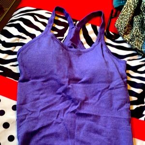 Lululemon tank with built in bra